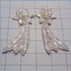 CRYSTAL IRIS APPLIQUE PAIR